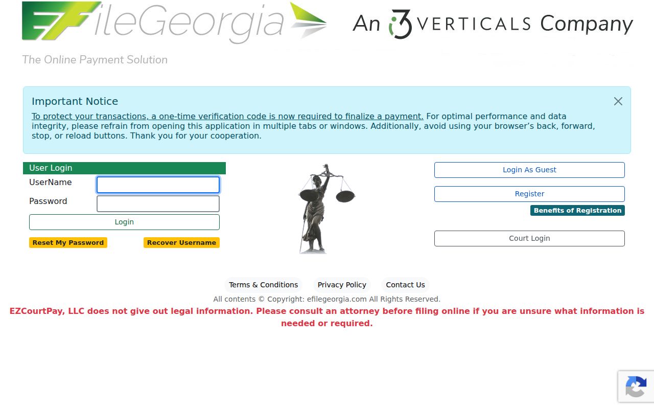 Lanier County civil docket eFileGeorgia login