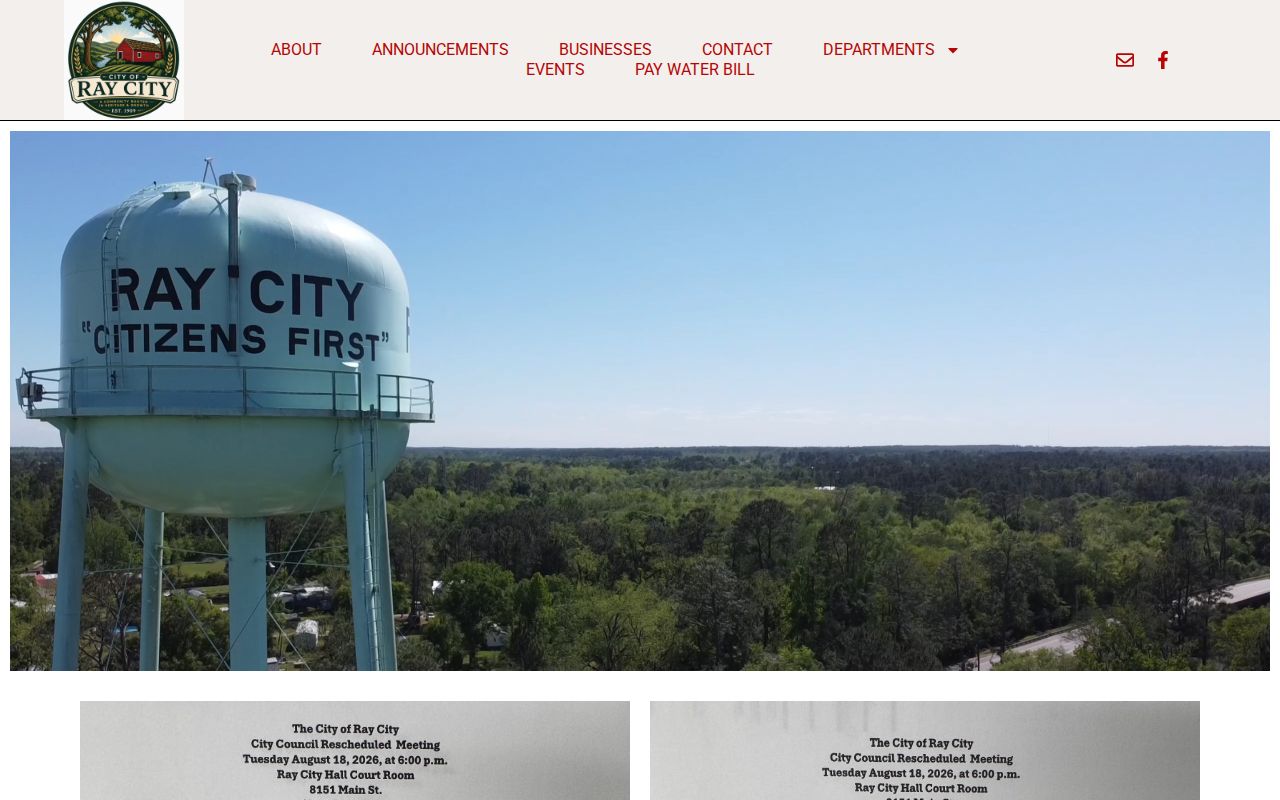 Ray City court docket official courtroom and contact source