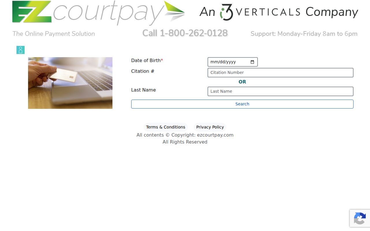 EZCourtPay Lanier County citation payment search